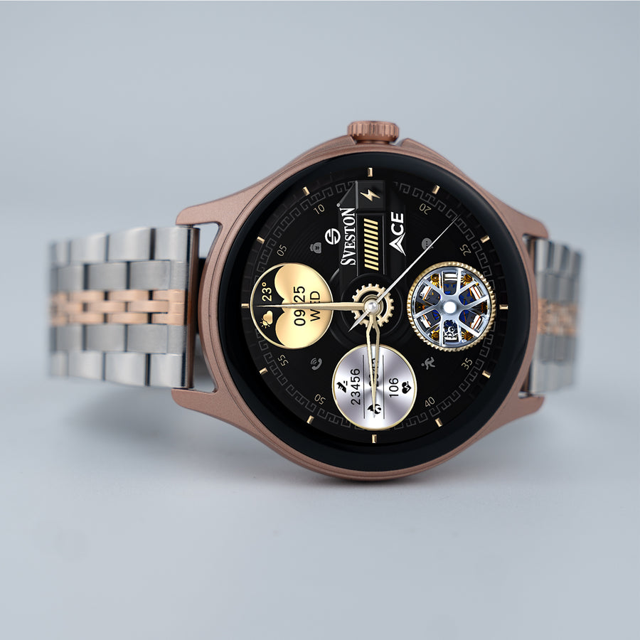 Ace Chain Smartwatch + Silicon Strap