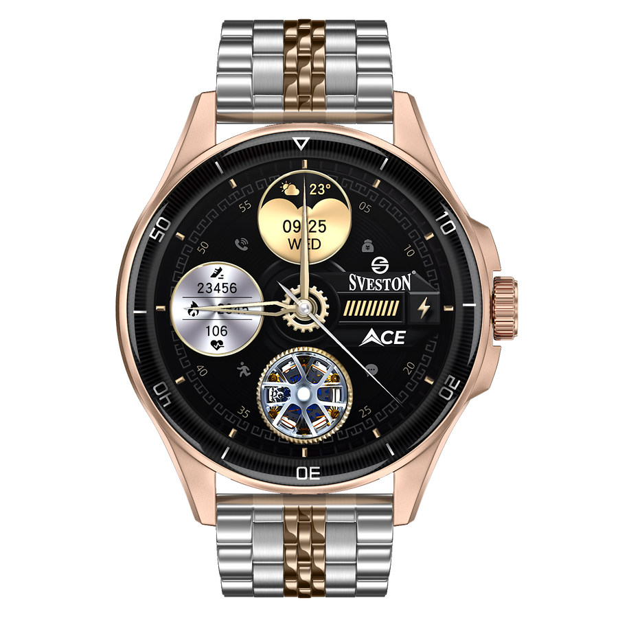 Ace Chain Smartwatch + Silicon Strap