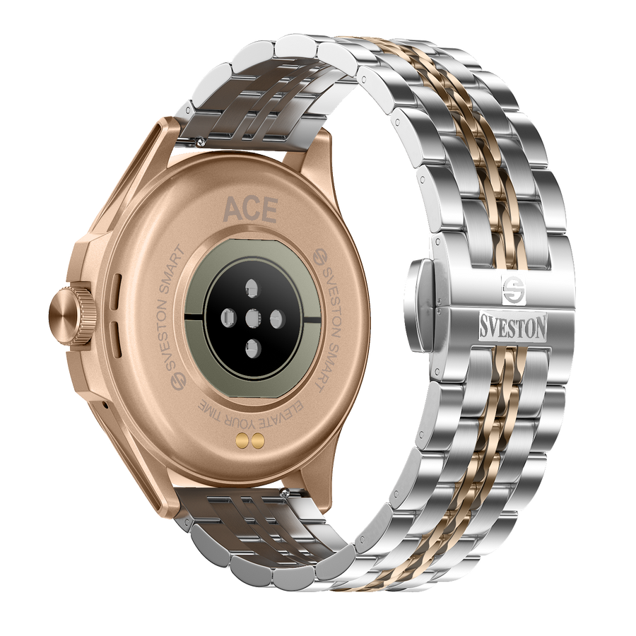 Ace Chain Smartwatch + Silicon Strap