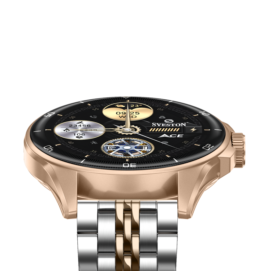 Ace Chain Smartwatch + Silicon Strap