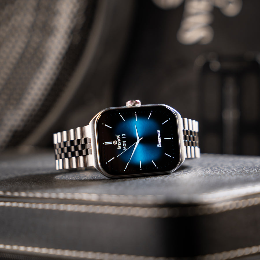 Prestige Chain Smartwatch + Silicon Strap
