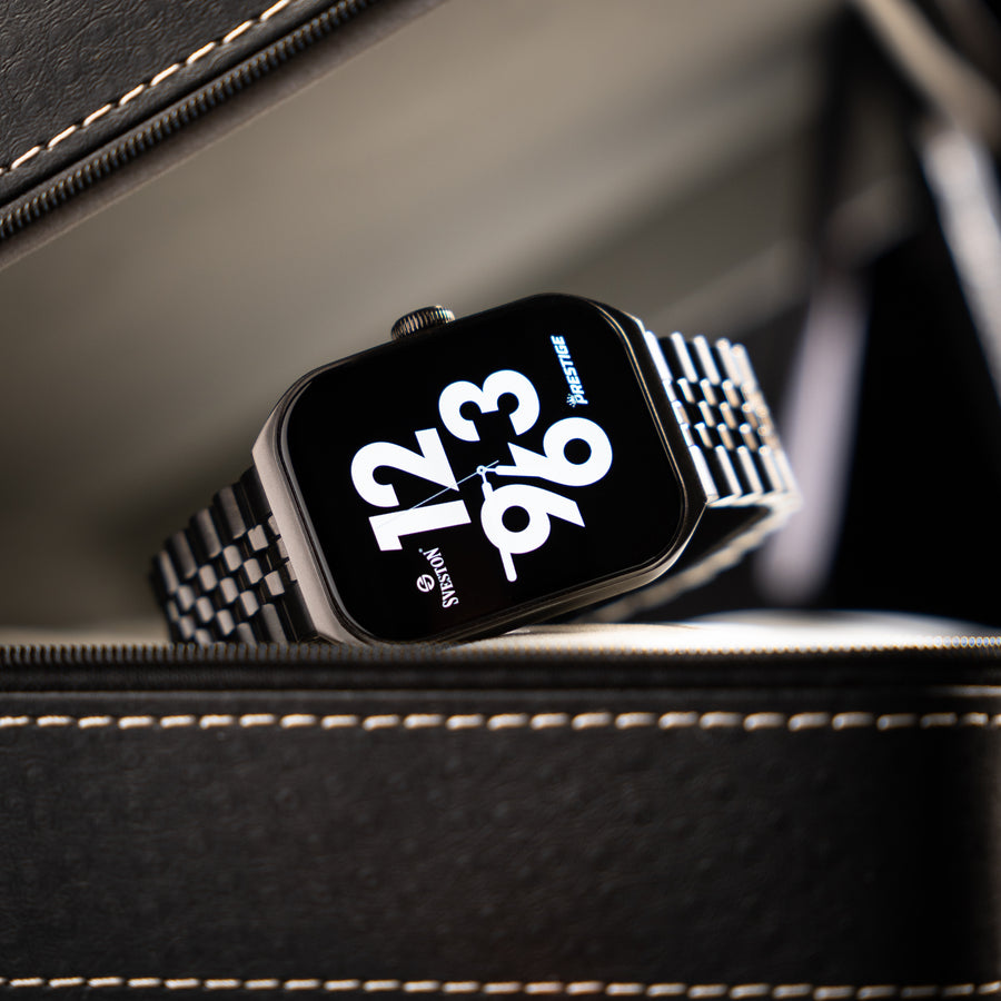 Prestige Chain Smartwatch + Silicon Strap