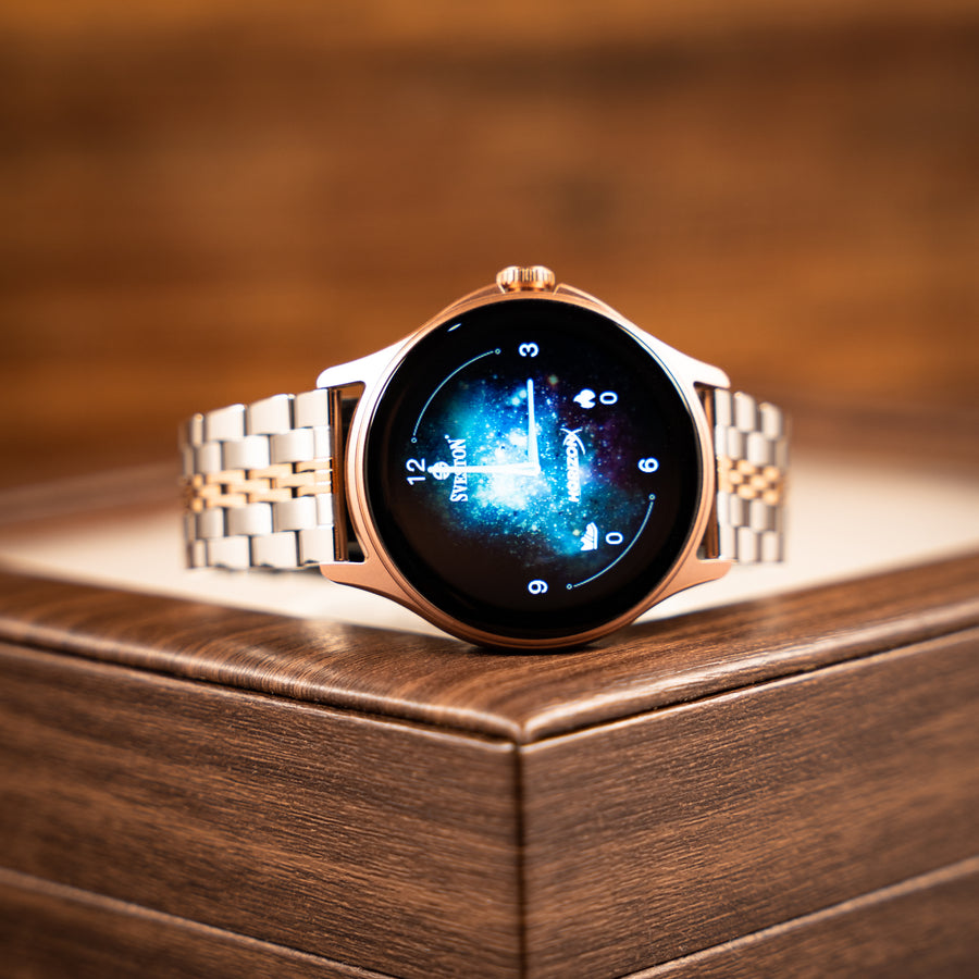 HorizonX Chain Smartwatch + Silicon Strap