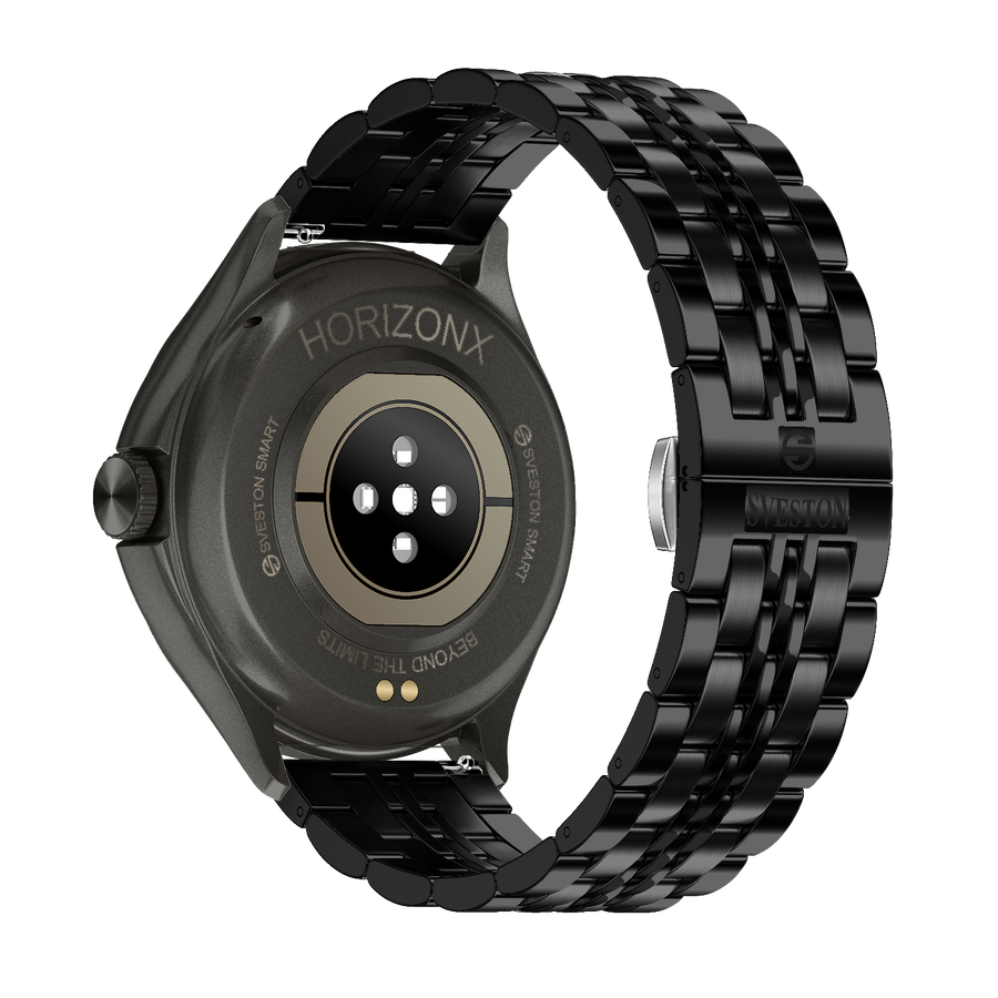 HorizonX Chain Smartwatch + Silicon Strap