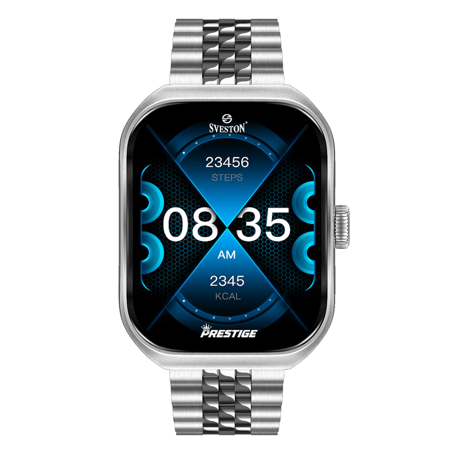 Prestige Chain Smartwatch + Silicon Strap