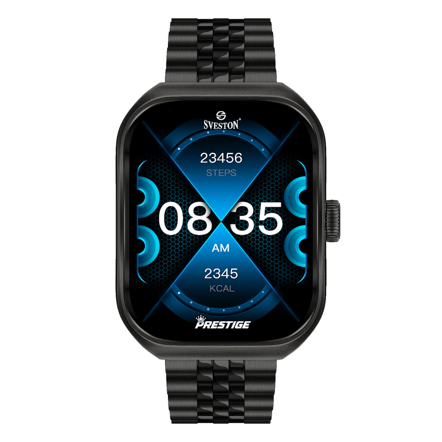 Prestige Chain Smartwatch + Silicon Strap
