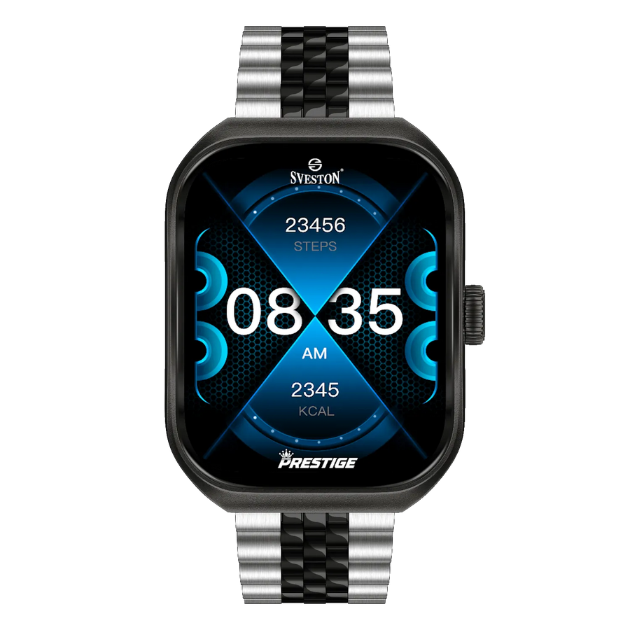 Prestige Chain Smartwatch + Silicon Strap