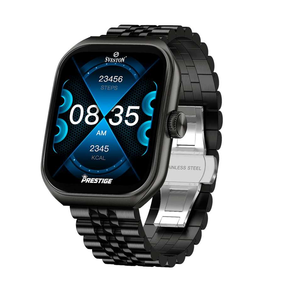 Prestige Chain Smartwatch + Silicon Strap