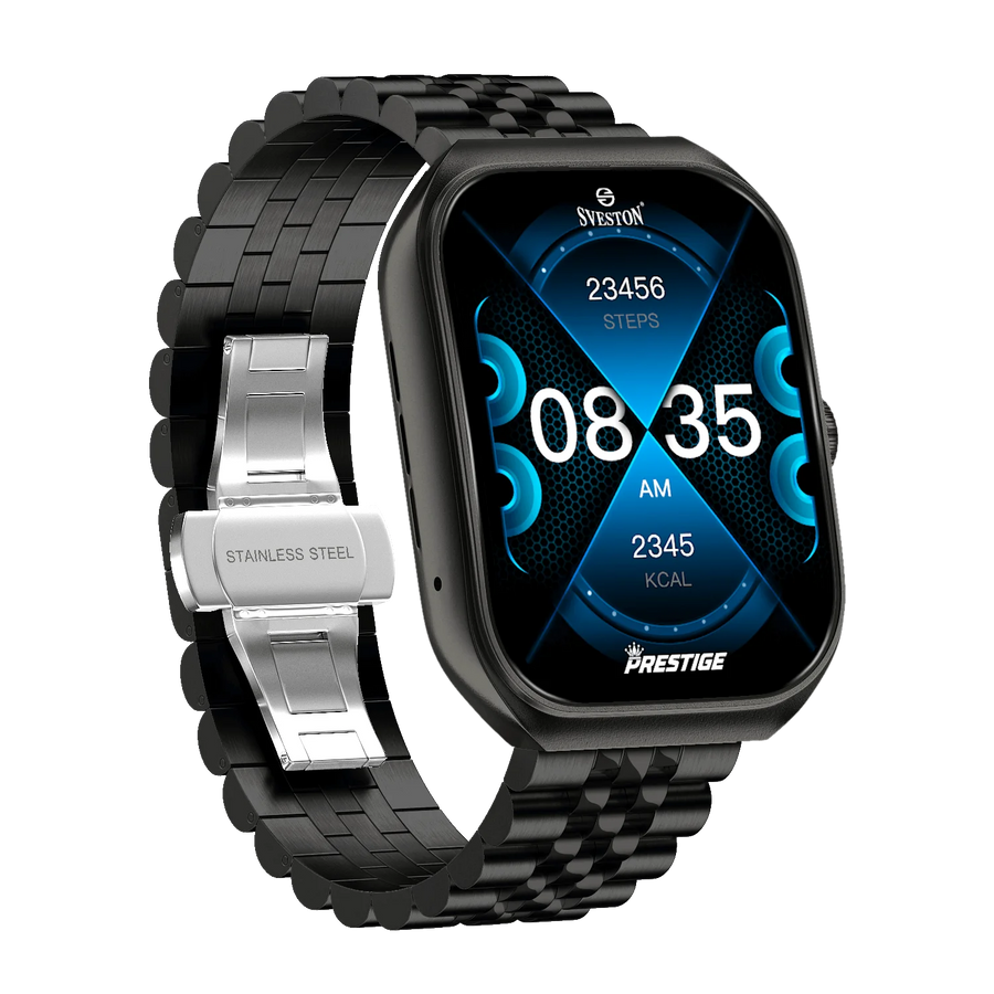 Prestige Chain Smartwatch + Silicon Strap