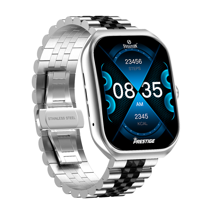 Prestige Chain Smartwatch + Silicon Strap