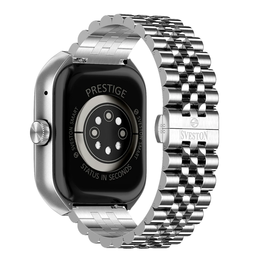 Prestige Chain Smartwatch + Silicon Strap