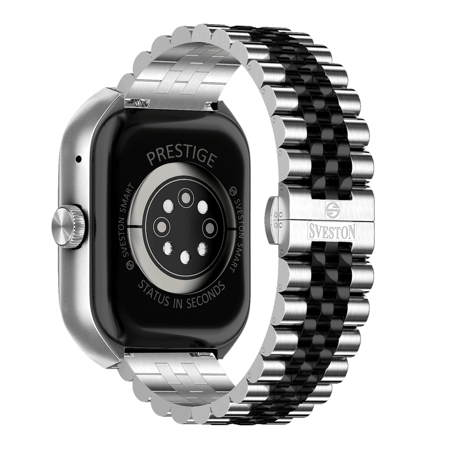 Prestige Chain Smartwatch + Silicon Strap