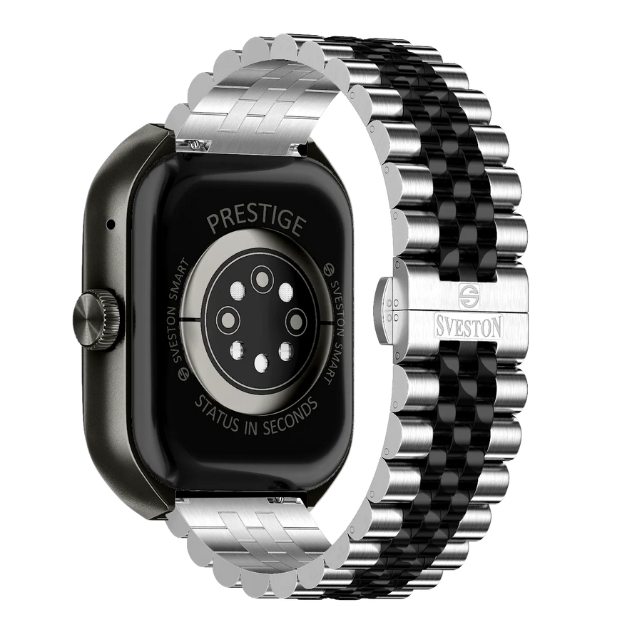 Prestige Chain Smartwatch + Silicon Strap