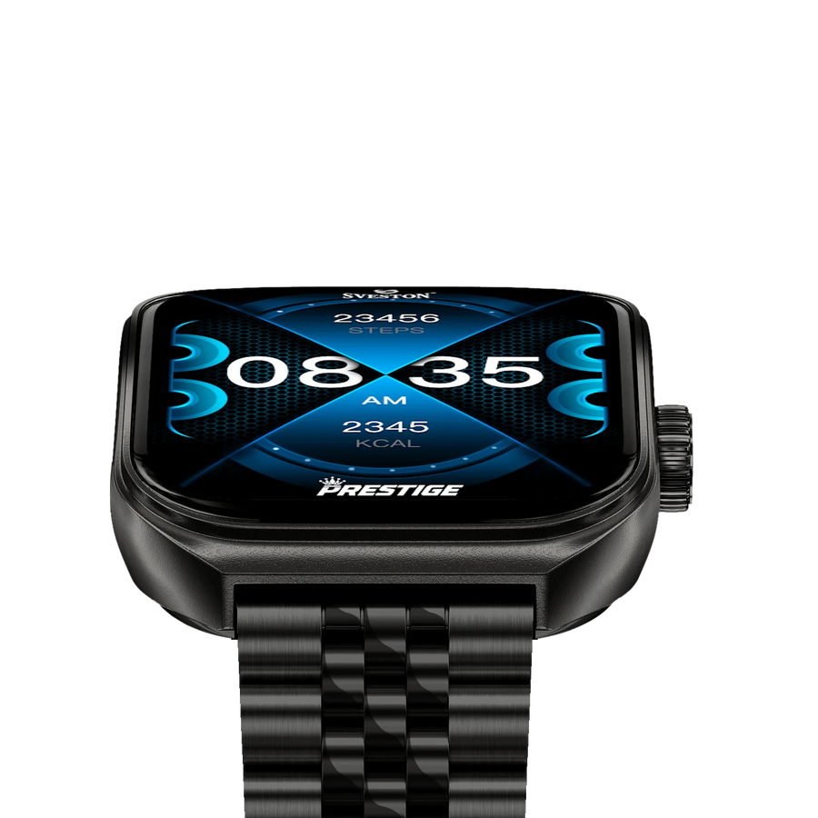 Prestige Chain Smartwatch + Silicon Strap