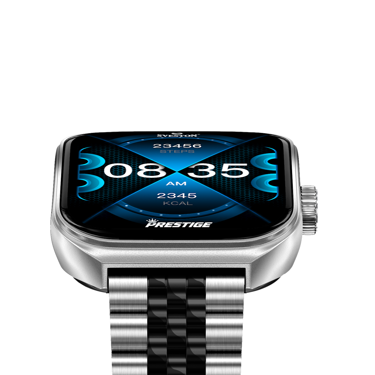 SVESTON PRESTIGE CHAIN SMARTWATCH WITH FREE SILICON STRAP