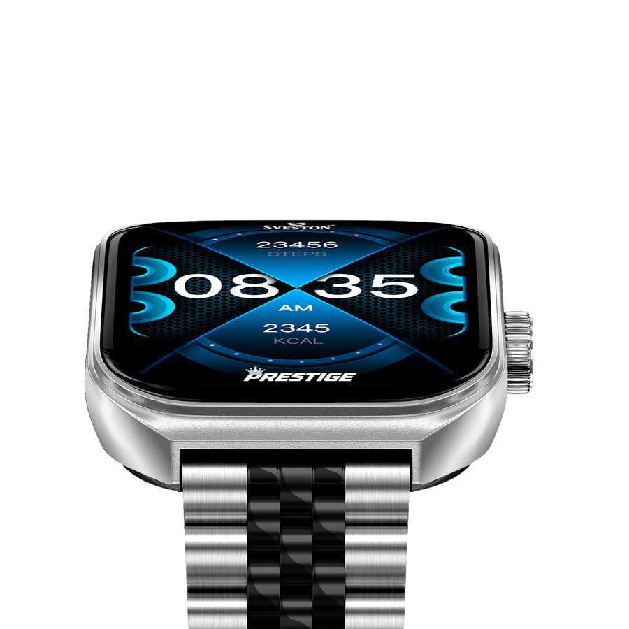 Prestige Chain Smartwatch + Silicon Strap