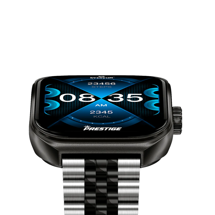 Prestige Chain Smartwatch + Silicon Strap