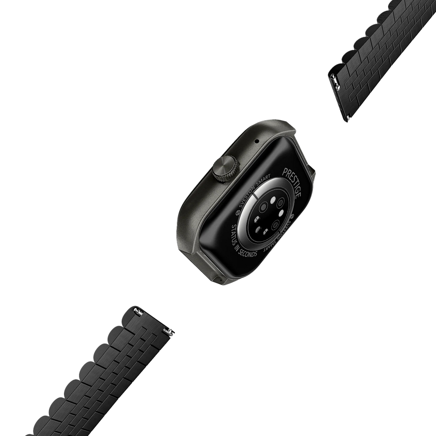 Prestige Chain Smartwatch + Silicon Strap