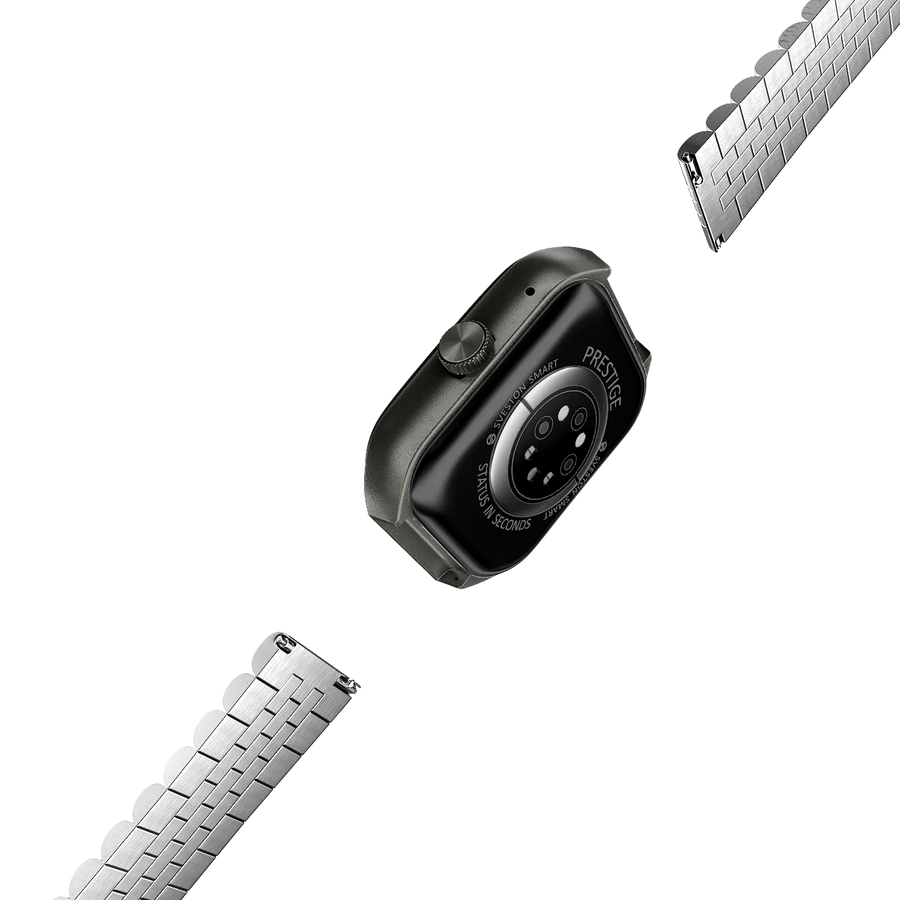 Prestige Chain Smartwatch + Silicon Strap