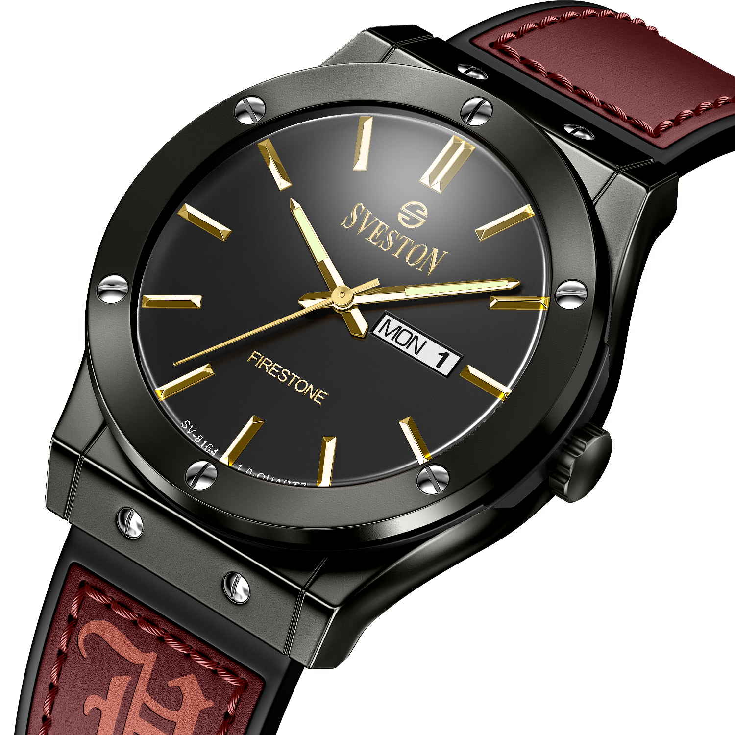 Shop Sveston Couple Watch Gold at best price | GoshopperQa.com |  67974233917cea0e42a49a2fb7eb4cf4