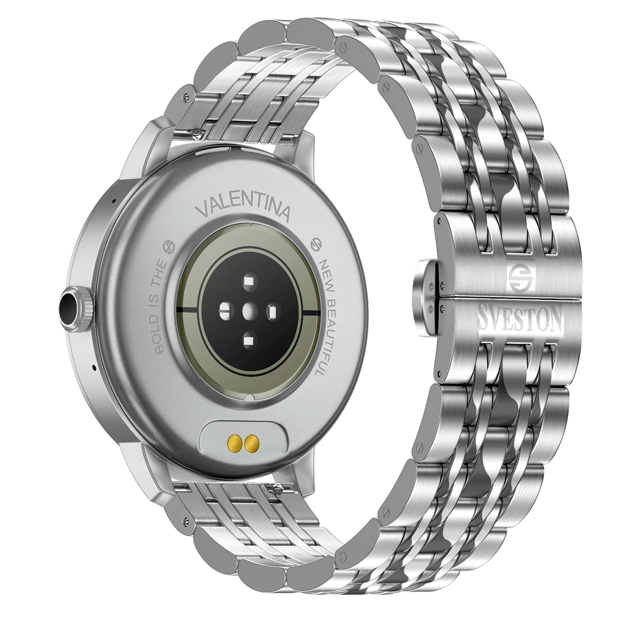 Valentina Chain Smartwatch With Free Silicon Strap