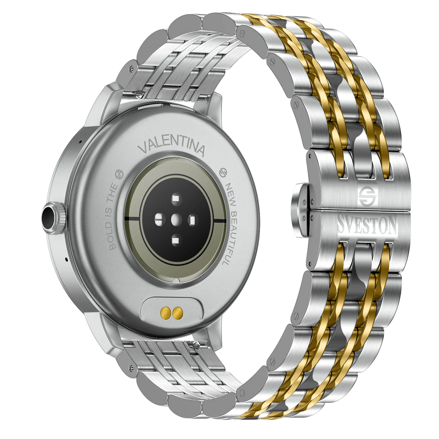 Valentina Chain Smartwatch With Free Silicon Strap