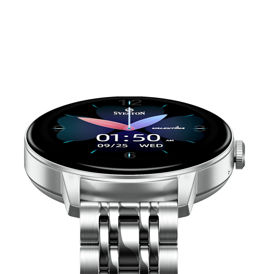 Valentina Chain Smartwatch With Free Silicon Strap