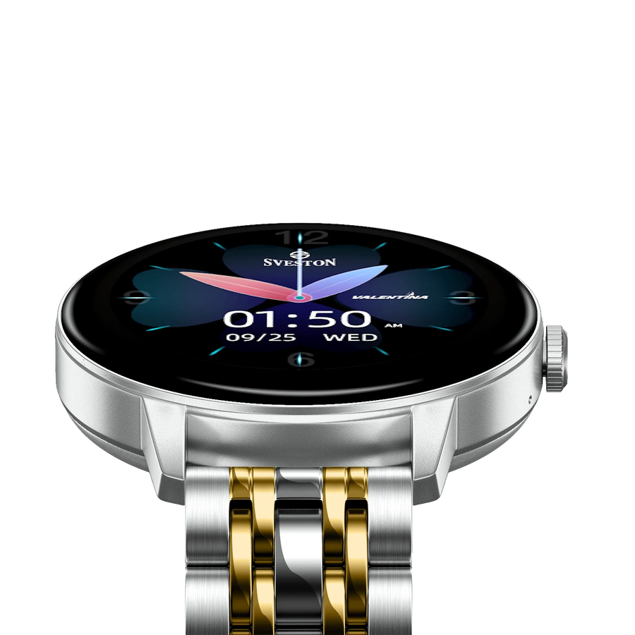 Valentina Chain Smartwatch With Free Silicon Strap
