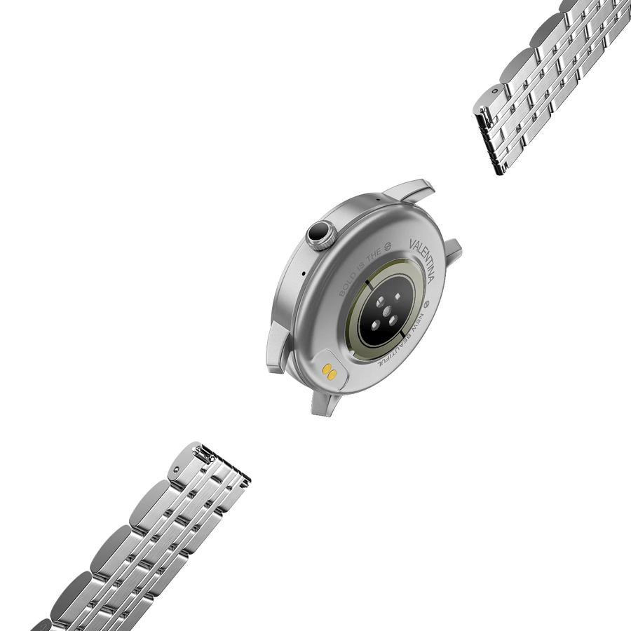 Valentina Chain Smartwatch With Free Silicon Strap